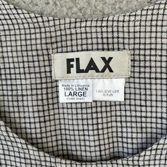 Flax Gray Sleeveless Tank Top Boxy Style - Picture 3 of 10